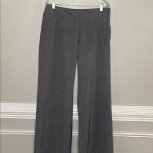 CAbi Women's Gray Crosshatch Trouser Pants